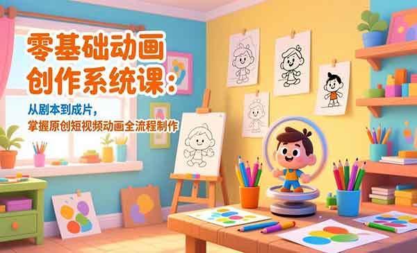 （三网1601期）零基础动画创作系统课