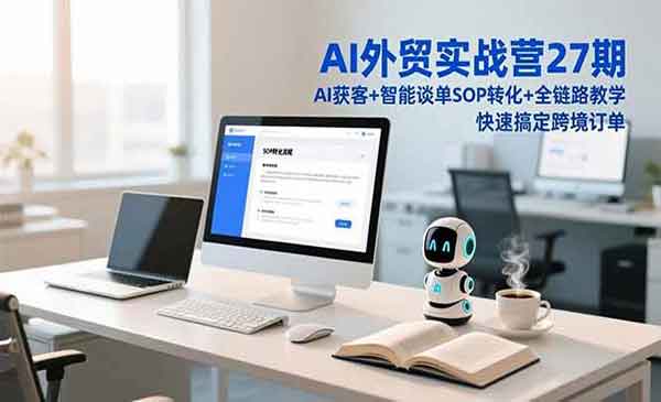 （三网1674期）AI外贸实战营