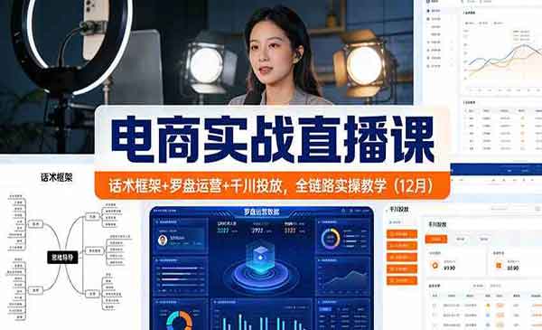 （三网1688期）电商实战直播课