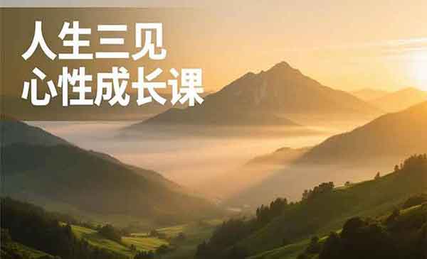 （三网1692期）人生三见心性成长课
