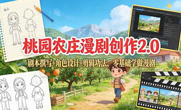 （三网1706期）桃园农庄漫剧创作2.0