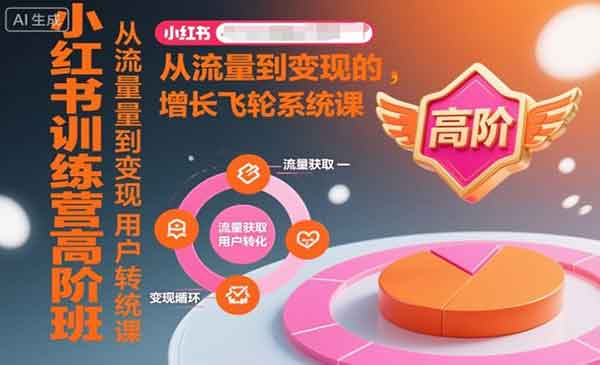 （三网1817期）小红书训练营高阶班