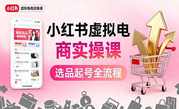 （三网1869期）小红书虚拟电商实操