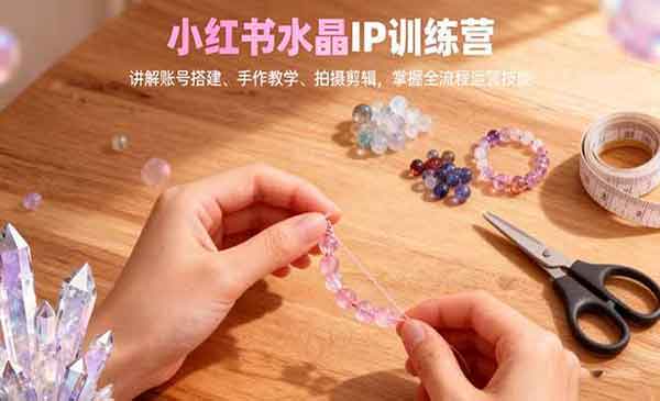 （三网1895期）小红书水晶IP训练营