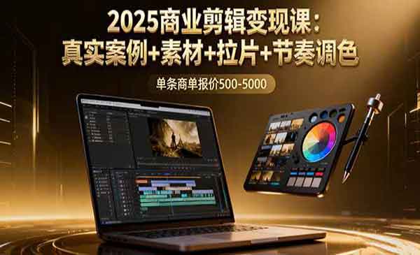 （三网1992期）2025商业剪辑变现