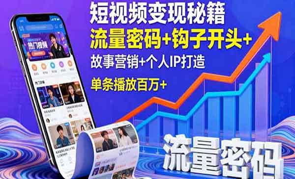 （三网2013期）短视频变现秘籍