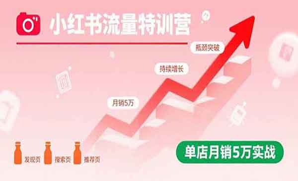 （三网2078期）小红书流量特训营