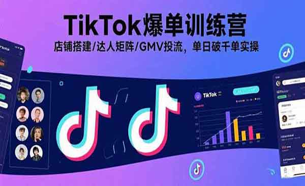 （三网2088期）TikTok爆单训练营