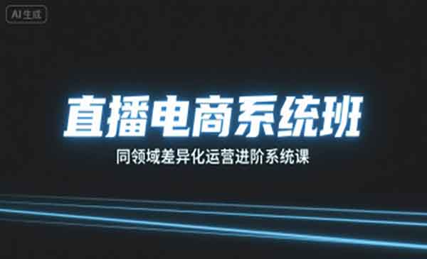 （三网2091期）直播电商系统班