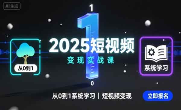 （三网2096期）短视频变现实战