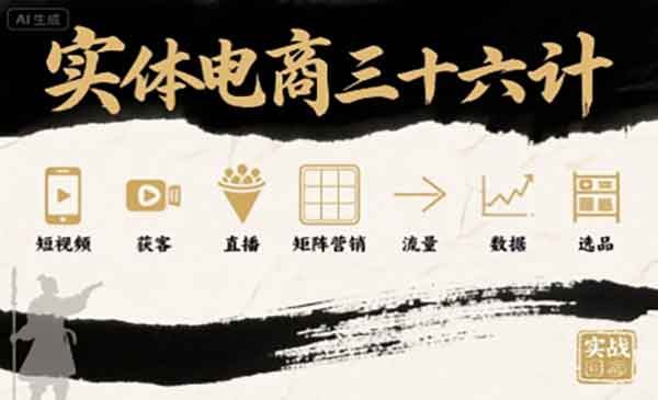 （三网2165期）实体电商三十六计