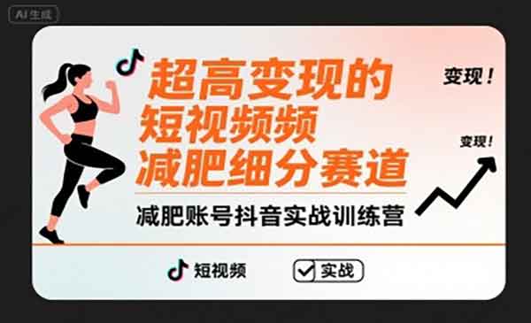 （三网2175期）短视频减肥超高变现