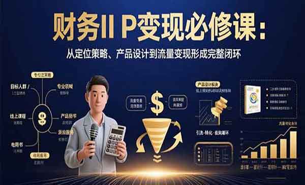 （三网2186期）财务IP变现必修