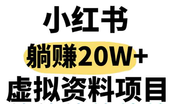 （三网2220期）小红书操作虚拟资料