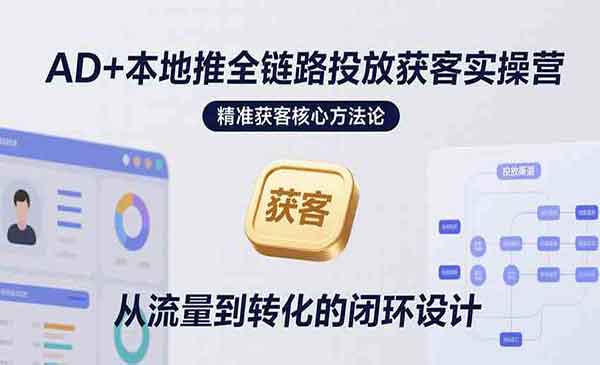 （三网2239期）本地推路投放获客
