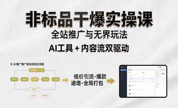 （三网2250期）淘宝非标品爆款打造