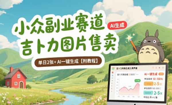 （三网2280期）吉卜力图片变现