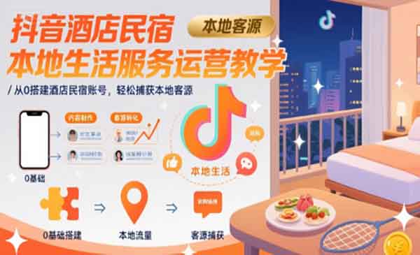 （三网2298期）酒店民宿本地生活运营