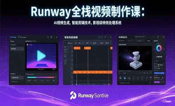 （三网2305期）Runway视频制作课