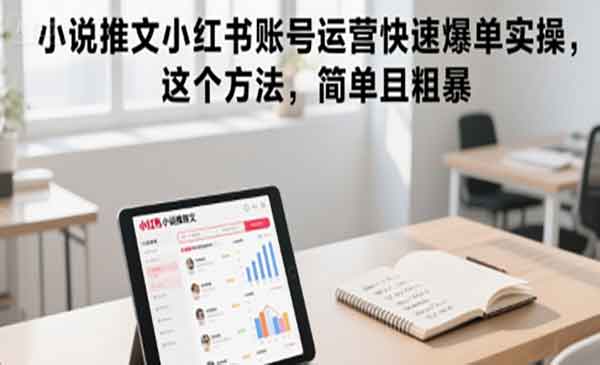 （三网2357期）小红书小说推文快速爆单