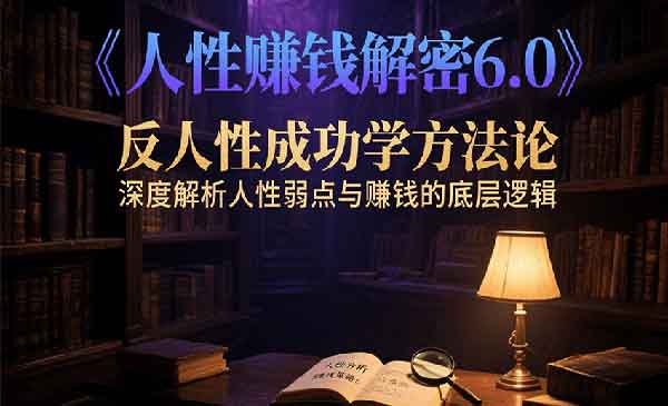 （三网2360期）人性赚钱解密6.0