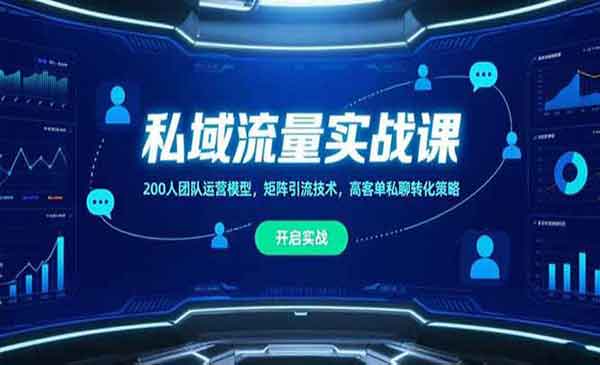 （三网2380期）私域矩阵引流技术