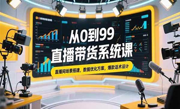 （三网2414期）直播带货系统课