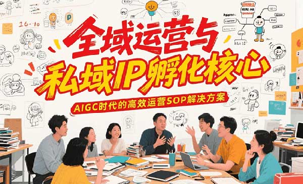 （三网2446期）全域私域IP孵化核心