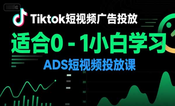 （三网2470期）Tiktok广告投放