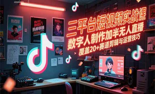 （三网2493期）三平台短视频实战课