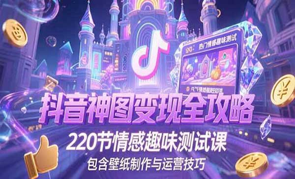 （三网2494期）抖音神图变现全攻略