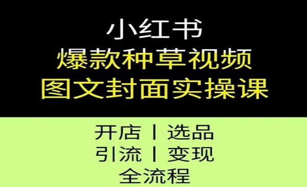（三网2505期）小红书爆款种草视频图文封面