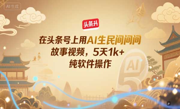 （三网2527期）头条AI生民间故事