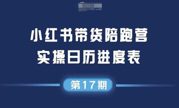 （三网2563期）小红书矩阵带货陪跑