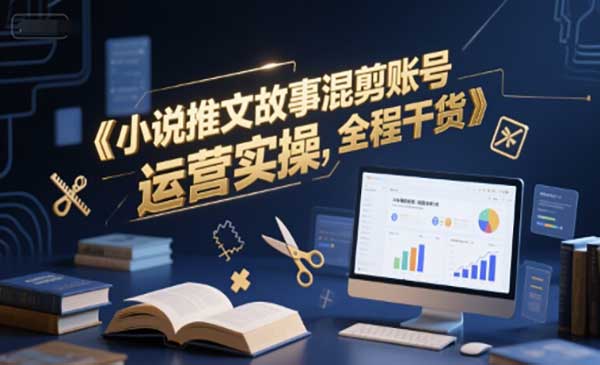 （三网2642期）小说推文故事混剪实操