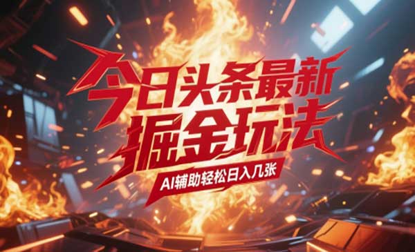 （三网2833期）今日头条新暴力掘金
