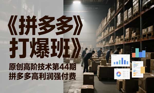 （三网2874期）拼多多打爆班第44期