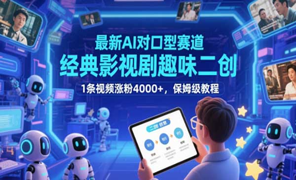 （三网2896期）最新AI对口型赛道