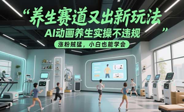 （三网2904期）AI动画养生实操