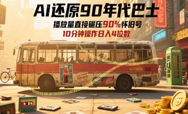 （三网2989期）AI还原90年代巴士