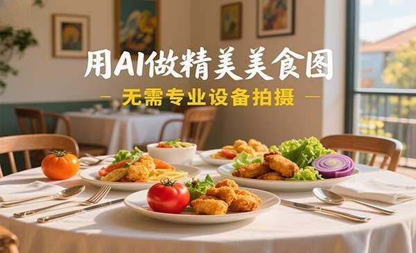 (三网3299期)AI做精美美食图