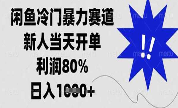 （三网3448期）闲鱼卖小众虚拟产品