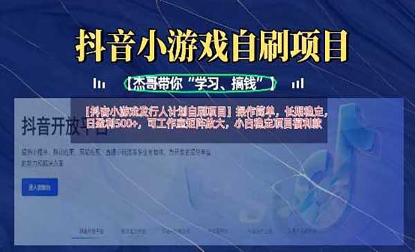 （三网3457期）抖音小游戏自刷项目