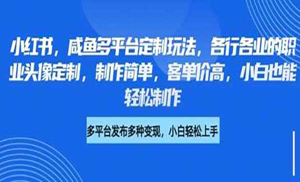 （三网3587期）各行业的职业头像定制