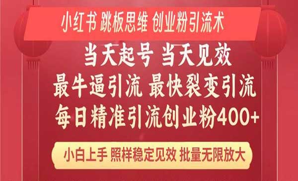 （三网3784期）小红书引流思维
