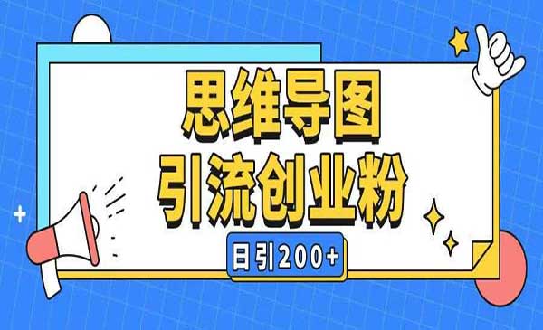 （三网3821期）AI思维导图引流