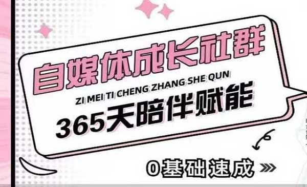 （三网4039期）自媒体成长社群