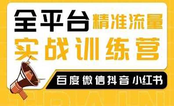 （三网4134期）全平台精准引流