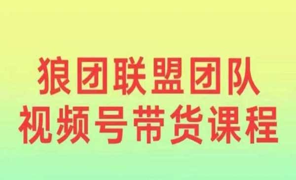 （三网4137期）0基础视频号带货