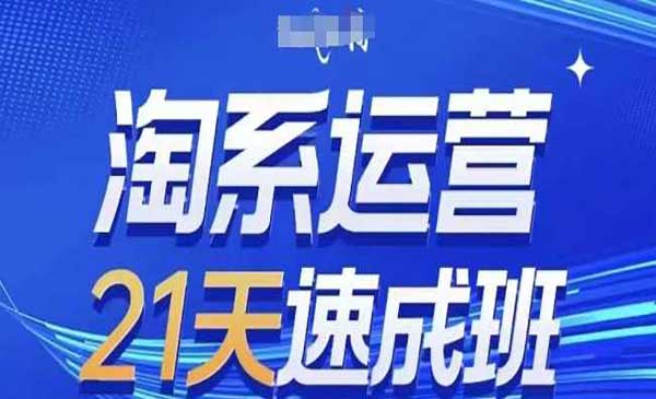 （三网4734期）淘系运营21天速成